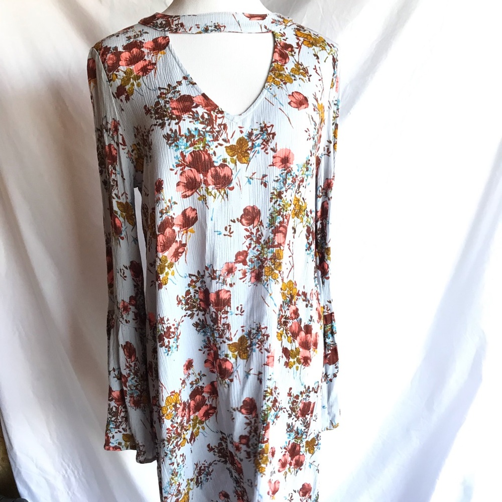 Mossimo Supply Co. Boho Long Bell Sleeve Dress
